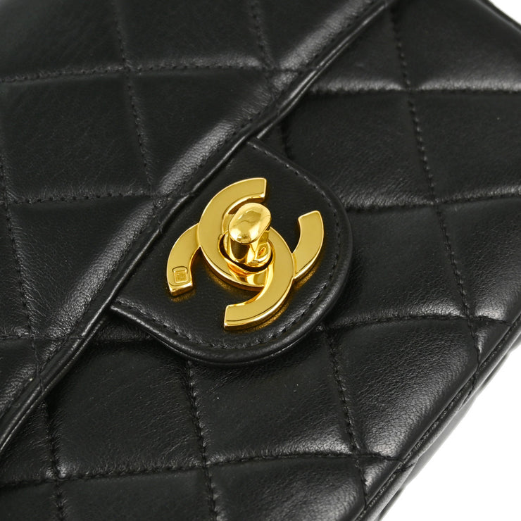 Chanel 1994-1996 Black Lambskin Handbag