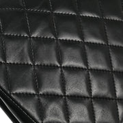 Chanel 1989-1991 Black Lambskin Shoulder Bag