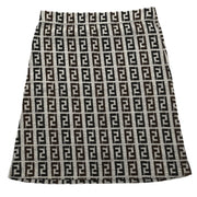 Fendi Zucca Skirt White #42