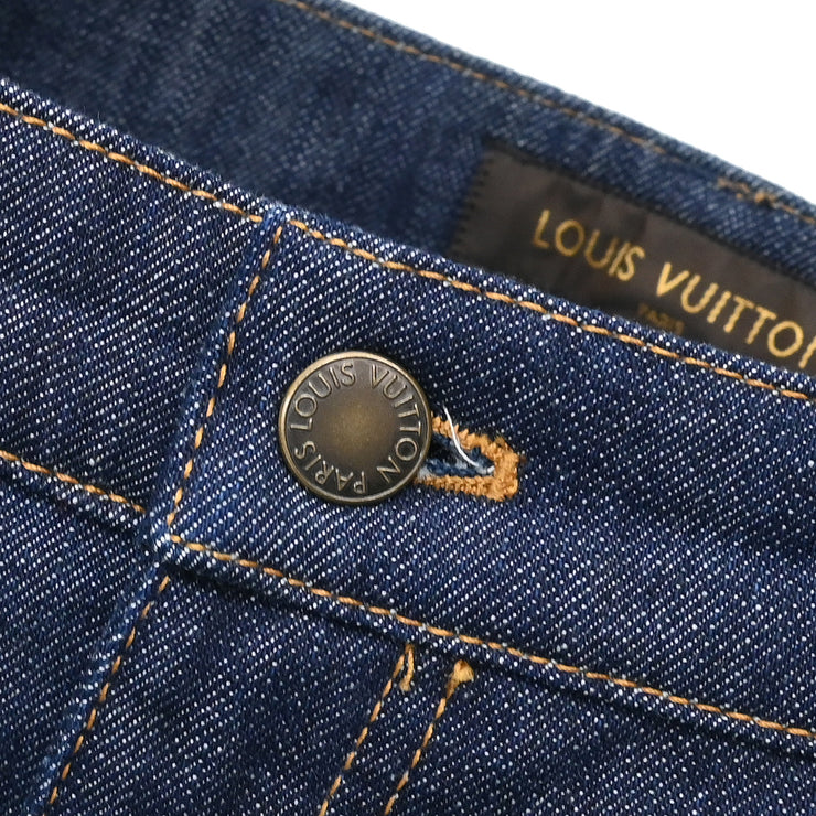 Louis Vuitton Denim Long Pants Blue #34