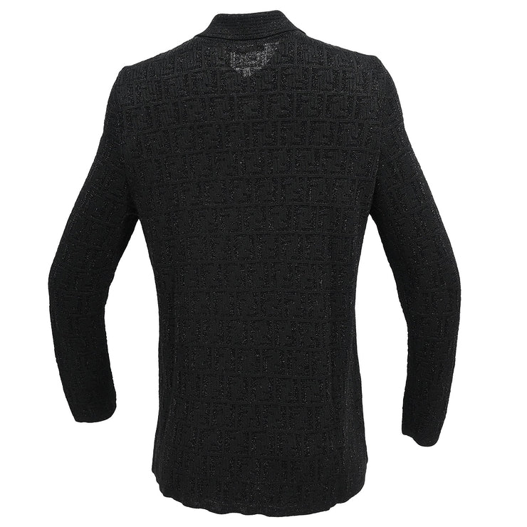 Fendi Zucca Cardigan Black