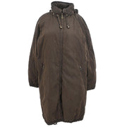 Burberry Zip Up Coat Brown #9