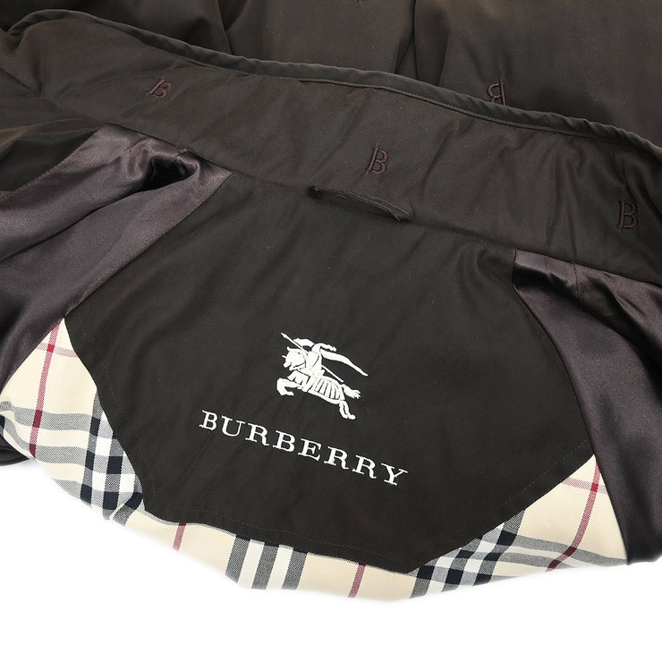 Burberry Zip Up Coat Brown #9