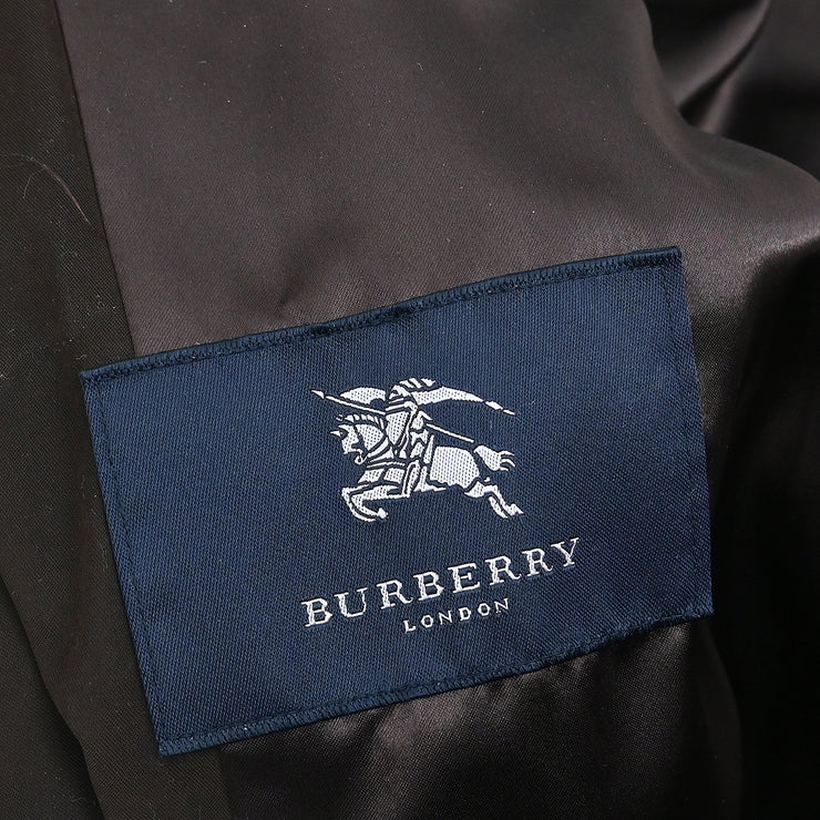 Burberry Zip Up Coat Brown #9