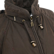 Burberry Zip Up Coat Brown #9