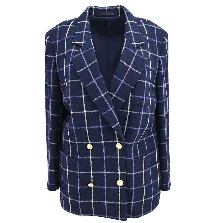 Burberrys Double Breasted Jacket Navy #11AR