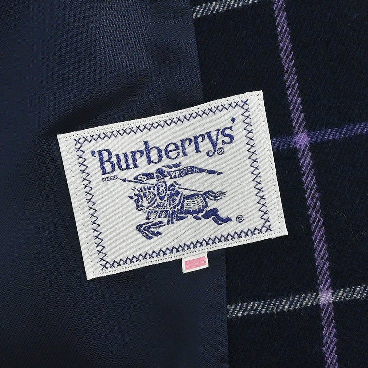 Burberrys Double Breasted Jacket Navy #11AR