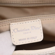 Christian Dior 2007 White Trotter Saddle Handbag