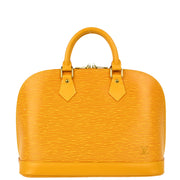 Louis Vuitton 1996 Yellow Epi Alma Handbag M52149