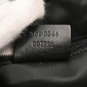 Gucci Black Suede GG Jackie Handbag