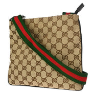 Gucci Brown Canvas GG Shoulder Bag