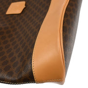 Celine Brown Macadam Shoulder Bag