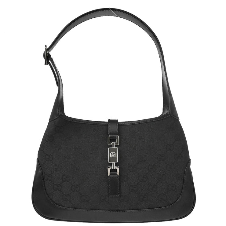 Gucci Black GG Jackie Handbag