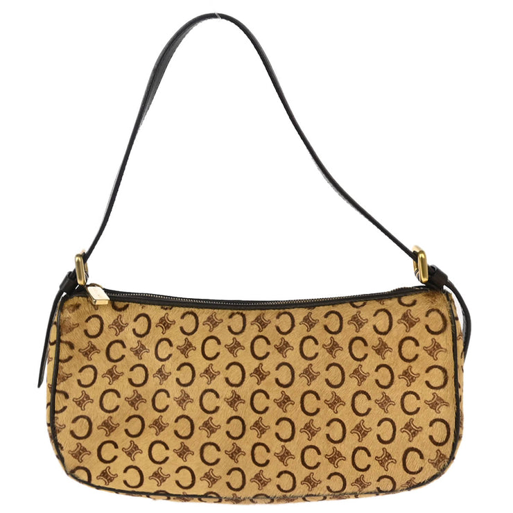 Celine Brown Pony Hair Macadam Handbag