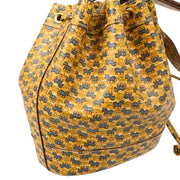 Hermes 1993 Yellow Zebra Market PM Shoulder Bag