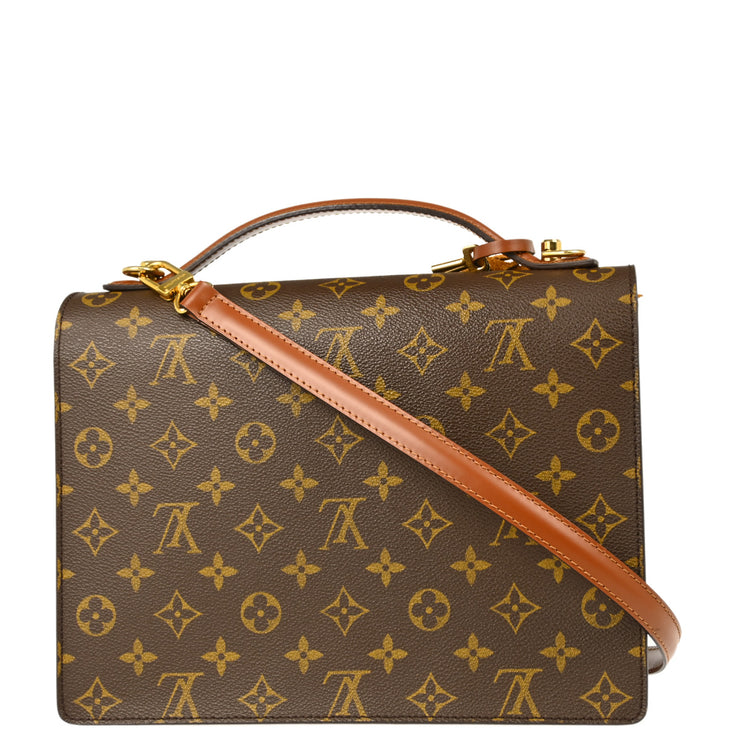 Louis Vuitton 2001 Monogram Monceau 28 Business Handbag M51185