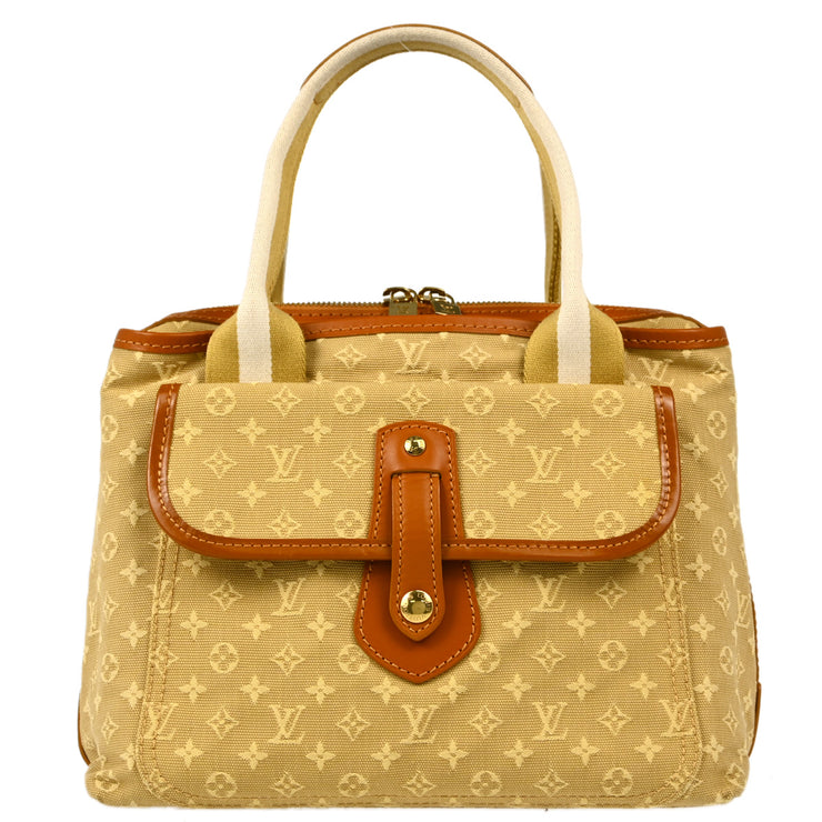 Louis Vuitton 2005 Beige Monogram Mini Sac Mary Kate Handbag M92505