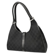 Gucci Black GG Jackie Hobo Handbag