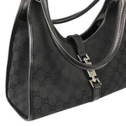 Gucci Black GG Jackie Hobo Handbag