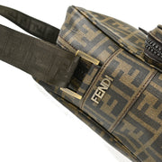 Fendi Brown Zucca Shoulder Bag