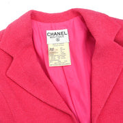 Chanel 1994 Single Breasted Jacket Pink #38