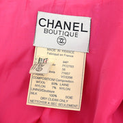 Chanel 1994 Single Breasted Jacket Pink #38