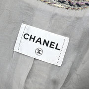 Chanel Single Breasted Jacket Gray