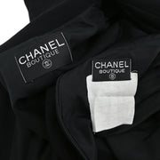 Chanel Setup Suit Jacket Skirt Black #36