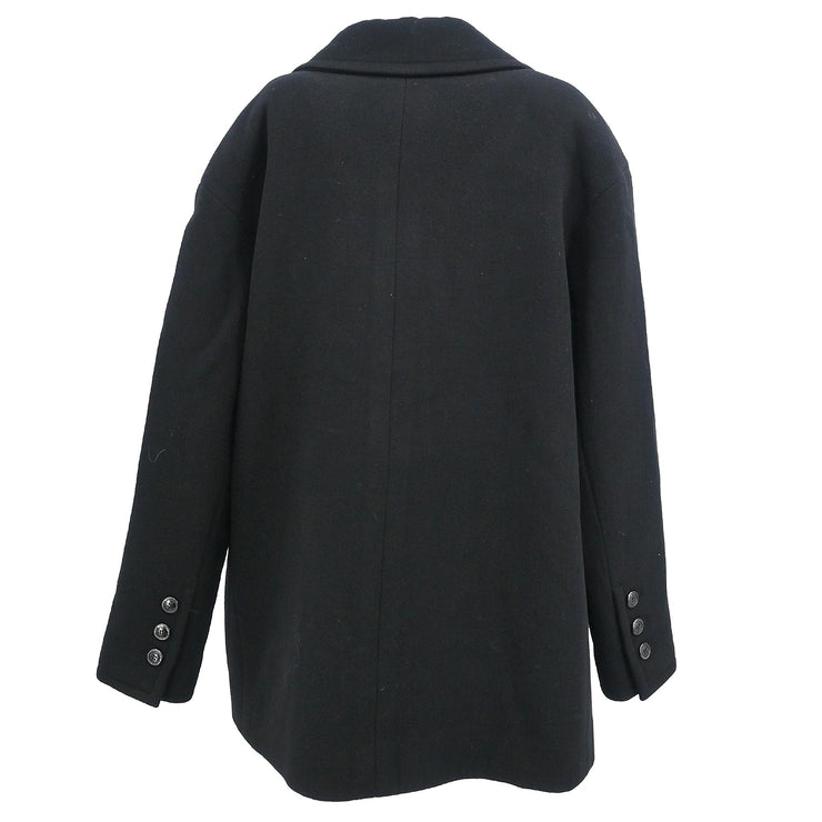 Chanel 1998 Double Breasted Jacket Black #38