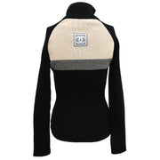 Chanel 2003 Sport Line Zip Up Top Black #38