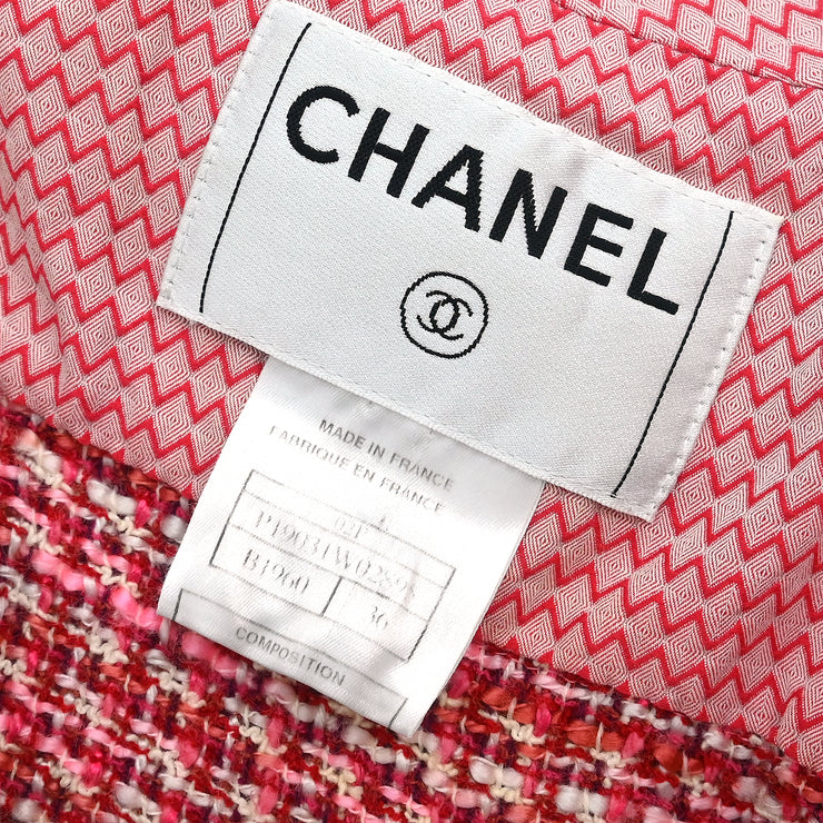 Chanel 2002 Single Breasted Jacket Red #36