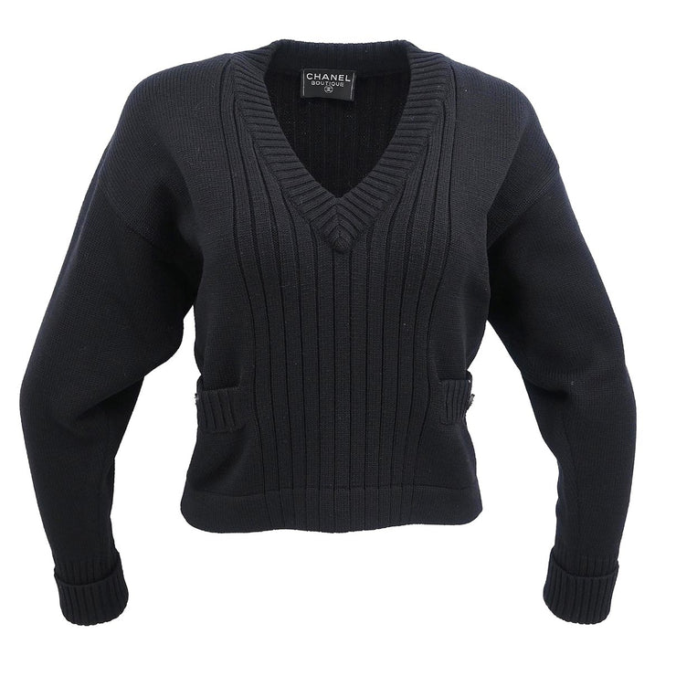 Chanel Sweater Black #36