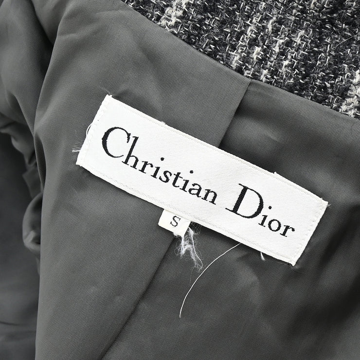 Christian Dior Single Breasted Jacket Gray #S