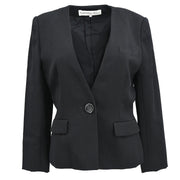 Christian Dior Collarless Jacket Black #9