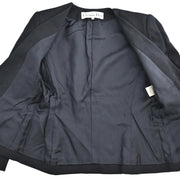 Christian Dior Collarless Jacket Black #9