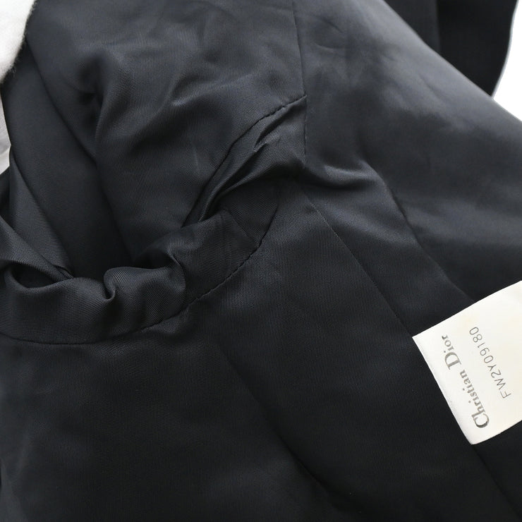 Christian Dior Collarless Jacket Black #9