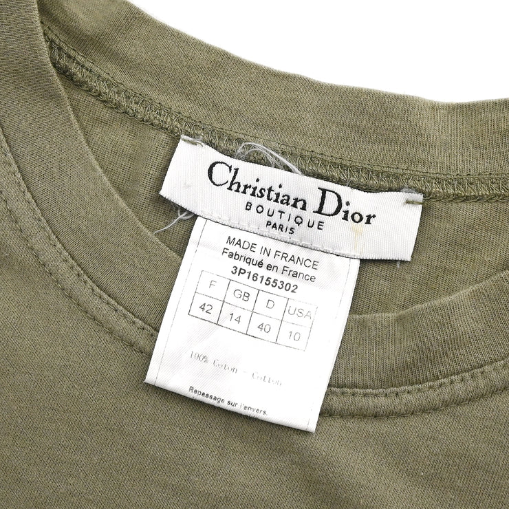 Christian Dior 2003 Sleeveless Top Khaki #42