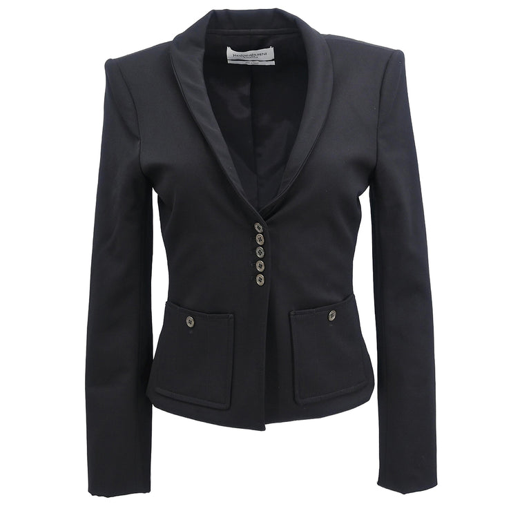 Yves Saint Laurent Single Breasted Jacket Black #F38