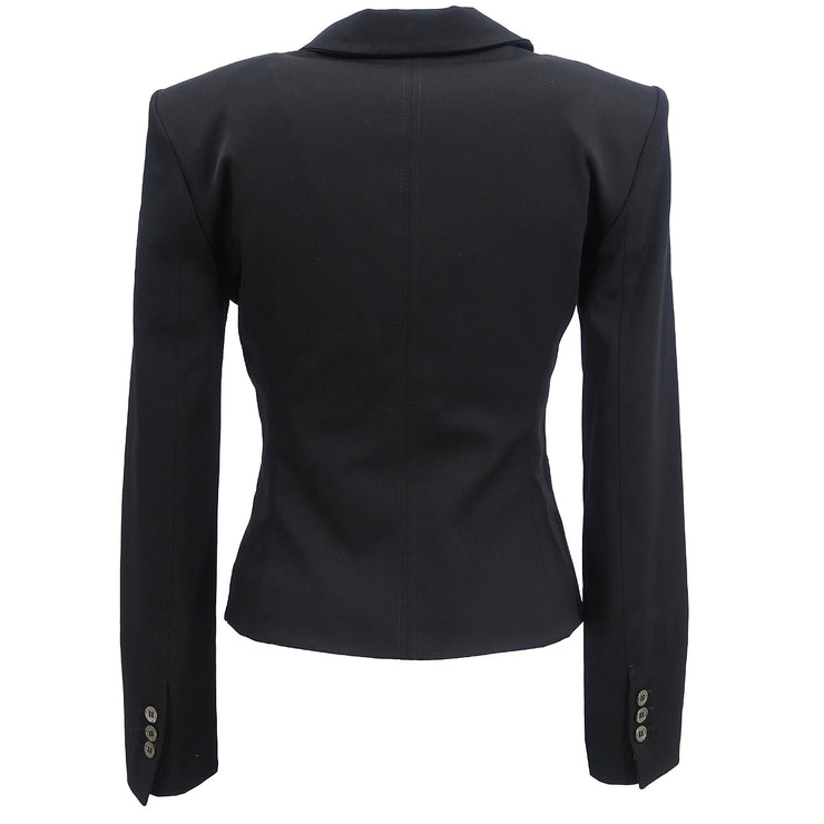 Yves Saint Laurent Single Breasted Jacket Black #F38