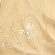 Hermes Shirt Blouse Yellow #36