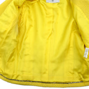 Chanel Single Breasted Jacket Yellow