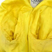 Chanel Single Breasted Jacket Yellow