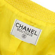 Chanel Single Breasted Jacket Yellow