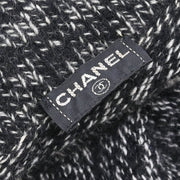 Chanel Zip Up Knit Sweater Gray