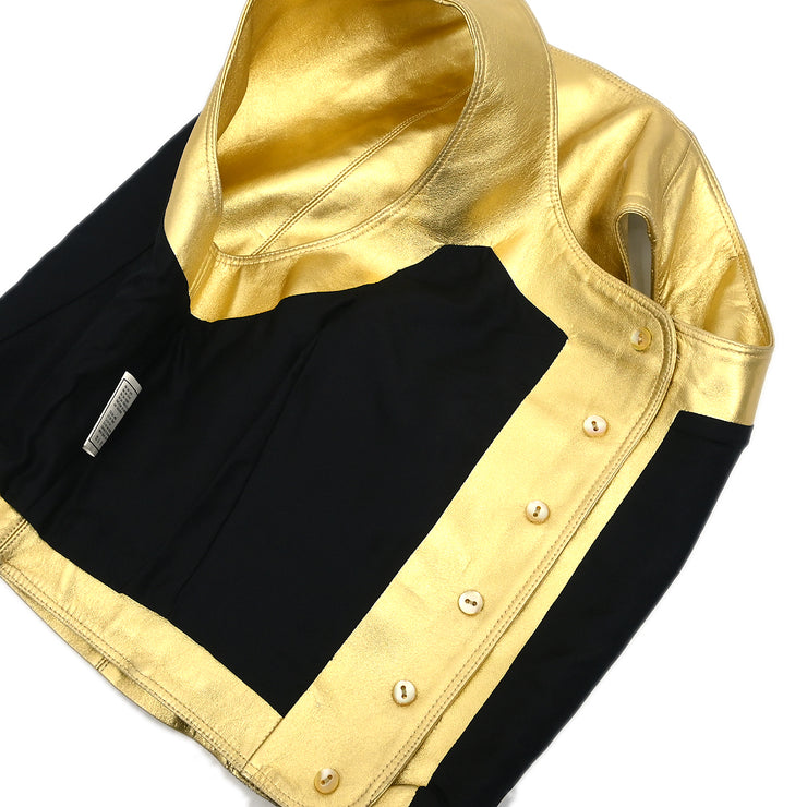 Chanel 1994 Vest Jacket Gold #38