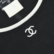 Chanel Cropped T-shirt Black #34