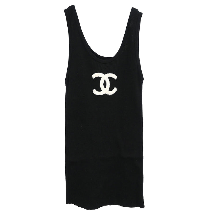 Chanel Sleeveless Top Black 28 #36