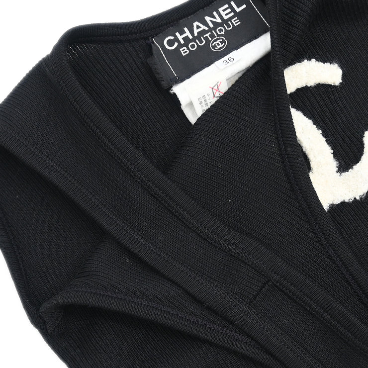 Chanel Sleeveless Top Black 28 #36