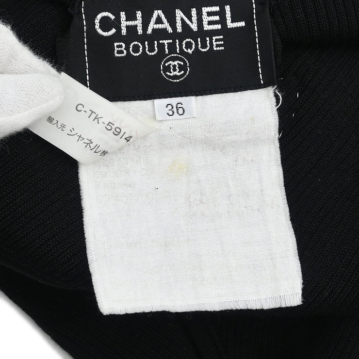 Chanel Sleeveless Top Black 28 #36