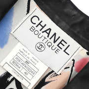 Chanel 1995 Sleeveless Vest Jacket Black #40